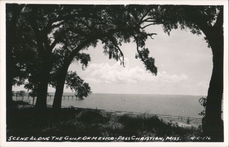 Scene Along the Gulf of Mexico, Pass Christian Mississippi