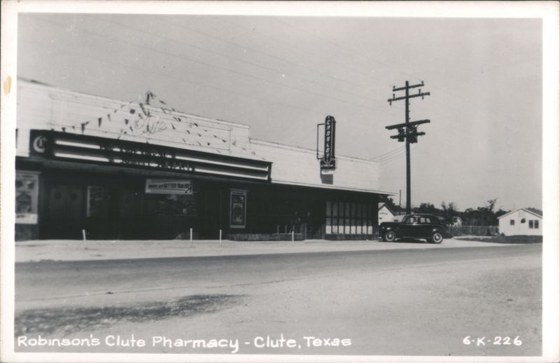 Robinson's Clute Pharmacy with Crosley Sign Texas