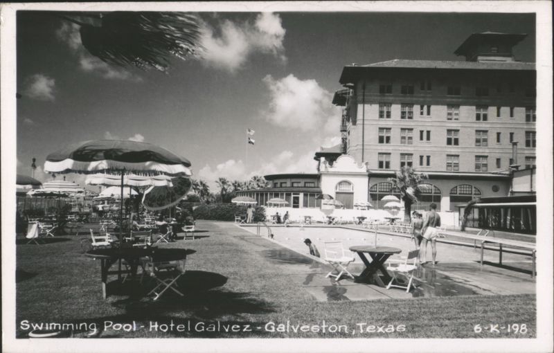 Swimming Pool - Hotel Galvez Galveston Texas