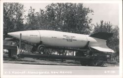 V-2 Rocket - Alamogordo, New Mexico Postcard