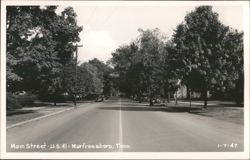 Main Street - U.S. 41, Murfreesboro, TN Postcard