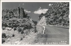 U.S. 60-70 in Devils Canyon, Arizona Postcard