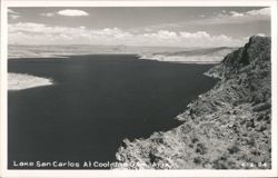Lake San Carlos At Coolidge Dam Postcard