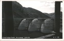 Coolidge Dam, Arizona on U.S. 70 Postcard