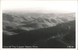 View Of The Copper Basin Postcard