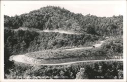 Kinsey Highway, Winding Road in Mountains Postcard