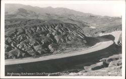 Highway Between Ducktown and Copperhill Postcard