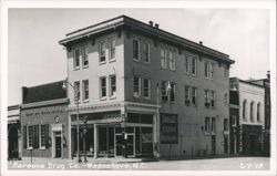 Parsons Drug Co. and Bank of Wadesboro, Street View Postcard