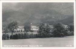 Waynesville Country ClubInn with Mountains and Golf Course Postcard