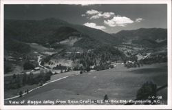 View of Maggie Valley from Soco Crafts Postcard