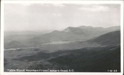 Table Rock Mountain From Ceasar's Head Postcard