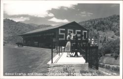 Soco Crafts and Observation Platform Postcard
