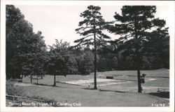 Tennis Courts, Country Club Postcard