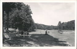 No.1 Tee Golf Course, Tryon, N.C. Country Club Postcard