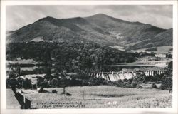 Lake Junaluska with Dam and Mountains from Camp Junaluska Postcard