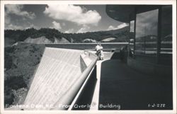 Fontana Dam from Overlook Building Postcard