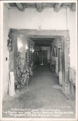 Entrance to La Posta and Billy The Kid Museum, Mesilla, NM - Originators of New Mexican Food Postcard
