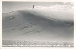 One Of The Large Dunes - White Sands National Monument Postcard