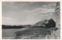 Rio Grande River at Hot Springs, Big Bend National Park Postcard