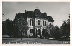 Sutton County Court House Postcard