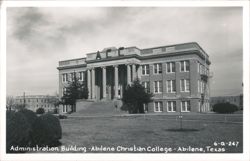 Administration Building - Abilene Christian College Postcard