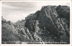 High In The Chisos Mountains - Big Bend National Park Postcard