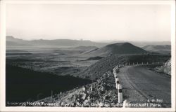 Looking North Toward Alpine, Texas on Road to Big Bend National Park Postcard
