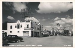 Hotel Paisano and Court House Postcard