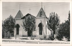 Church in Villa Acuna, Mexico Postcard
