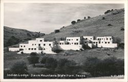Indian Lodge - Davis Mountains State Park Postcard