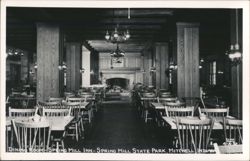 Dining Room - Spring Mill Inn - Spring Mill State Park Postcard