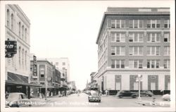 Main Street Looking South, Victoria, Texas Postcard