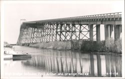 High Bridge between Port Arthur and Orange Postcard