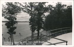 Kentucky Lake as seen from Bath House Cherokee State Park Postcard
