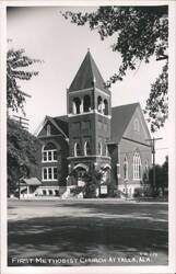First Methodist Church, Attalla, Alabama Postcard