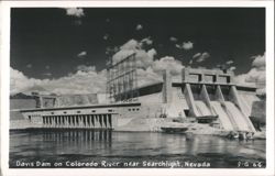 Davis Dam on Colorado River near Searchlight, Nevada Postcard