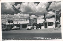 Lockwood Cafe and Mohave Indian Store Postcard