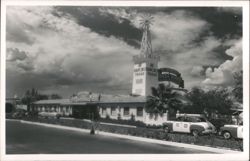 El Rancho Vegas Opera House, Casino, Saloon with Windmill Postcard