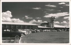 Wilbur Clark's Desert Inn with Vintage Cars Postcard