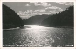 Evening On Lake Ocoee - U.S. 64 Postcard