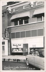 Cherokee Cafe - Grade A, Murphy, NC Postcard