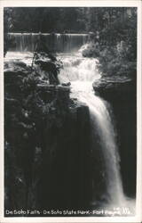 DeSoto Falls - DeSoto State Park Postcard