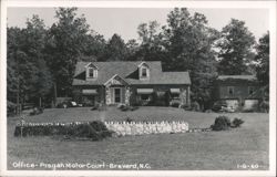Office - Pisgah Motor Court Postcard