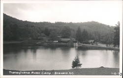 Transylvania Music Camp on a lake Postcard