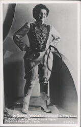 Gladys Gillem - World's Foremost Lady Lion Trainer Postcard