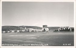 White's City DeLuxe Court Postcard
