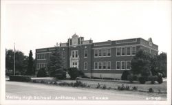 Valley High School Building Postcard