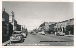 Main Street Looking North Postcard