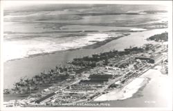 Aerial View of Ingalls Ship Yard Postcard