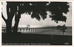 Sunset On The Gulf Of Mexico Postcard